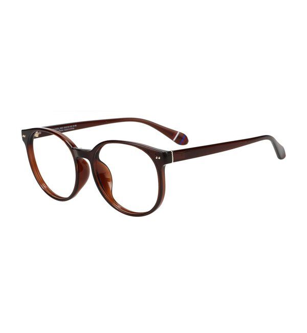  「ボストン型 メガネ│黒縁 プラスチックフレーム│レトロ｜ レンズ交換券付」|メガネ|