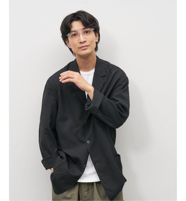  「Zoff｜emiri ボストン型 メガネ |辺見えみり 軽量 黒縁フレーム レンズ交換券付」|メガネ|