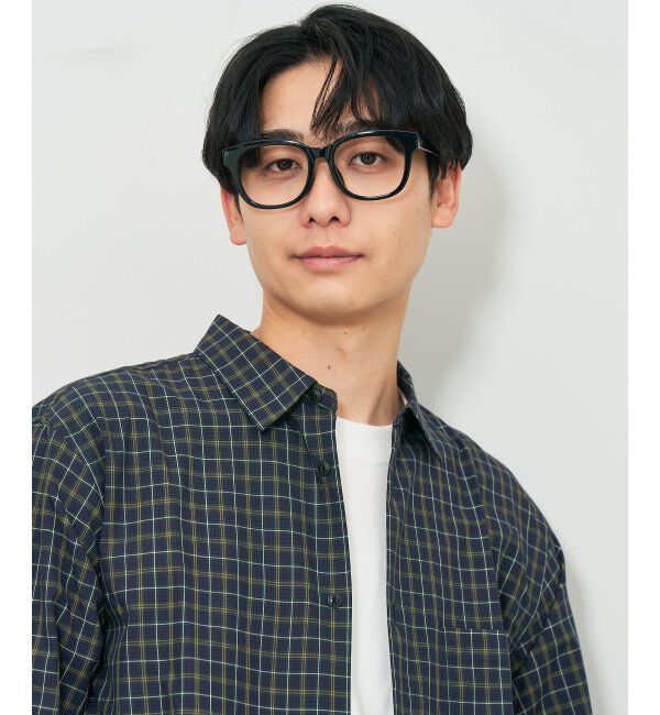  「ウェリントン型 メガネ | 軽量｜太縁｜黒縁｜大きめサイズ｜伊達メガネ｜ユニセックス レンズ交換券付」|メガネ|