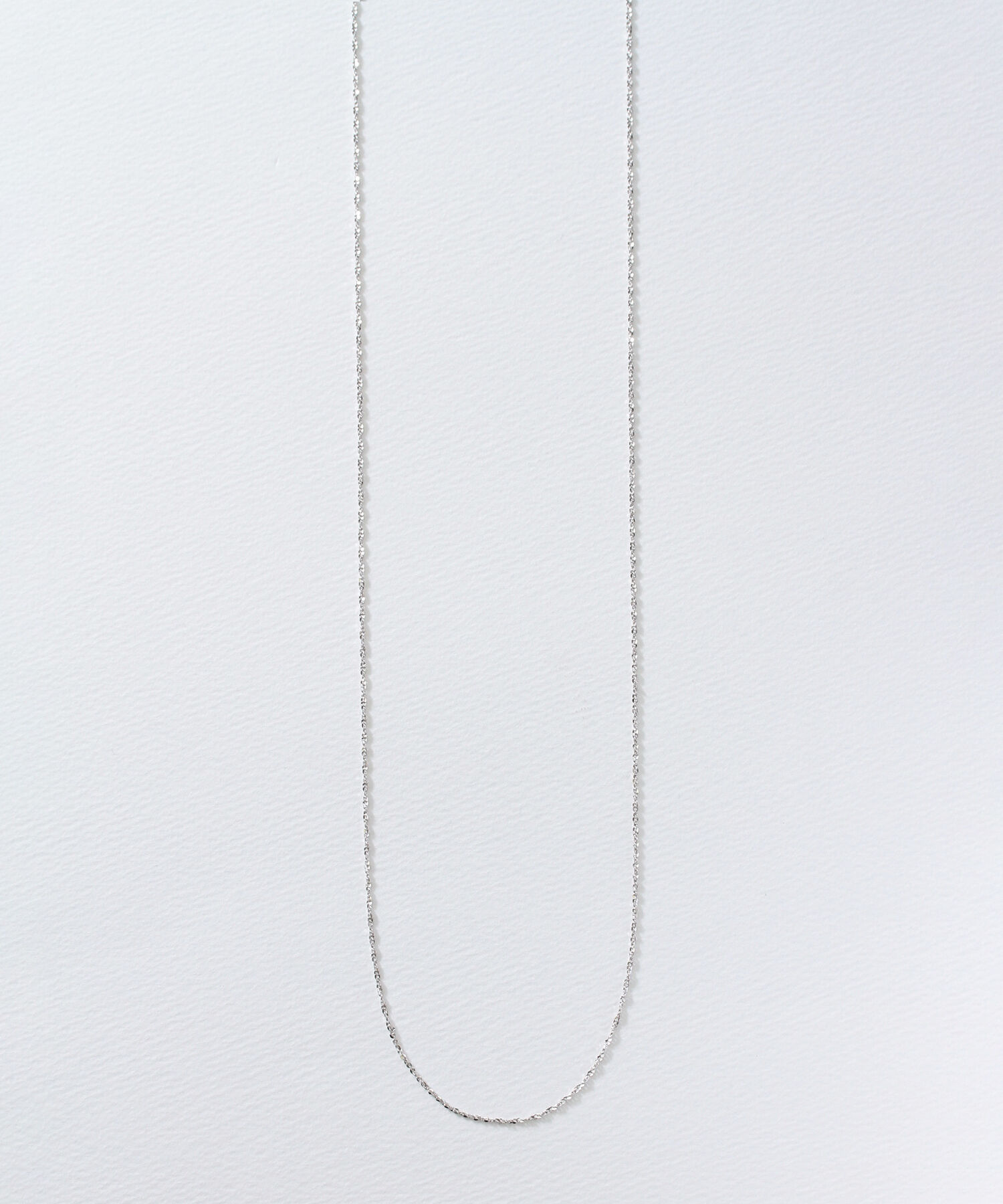  「silver925 キラチェーン ロングネックレス (ニッケルフリー)」|ネックレス|