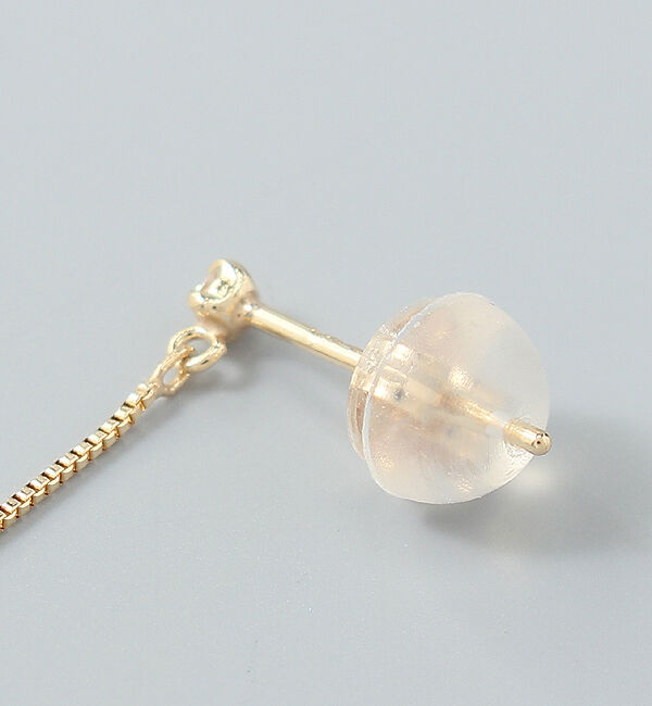 JUPITER「【K10】スウィングバー＆ダイヤモンドピアス」|ピアス|