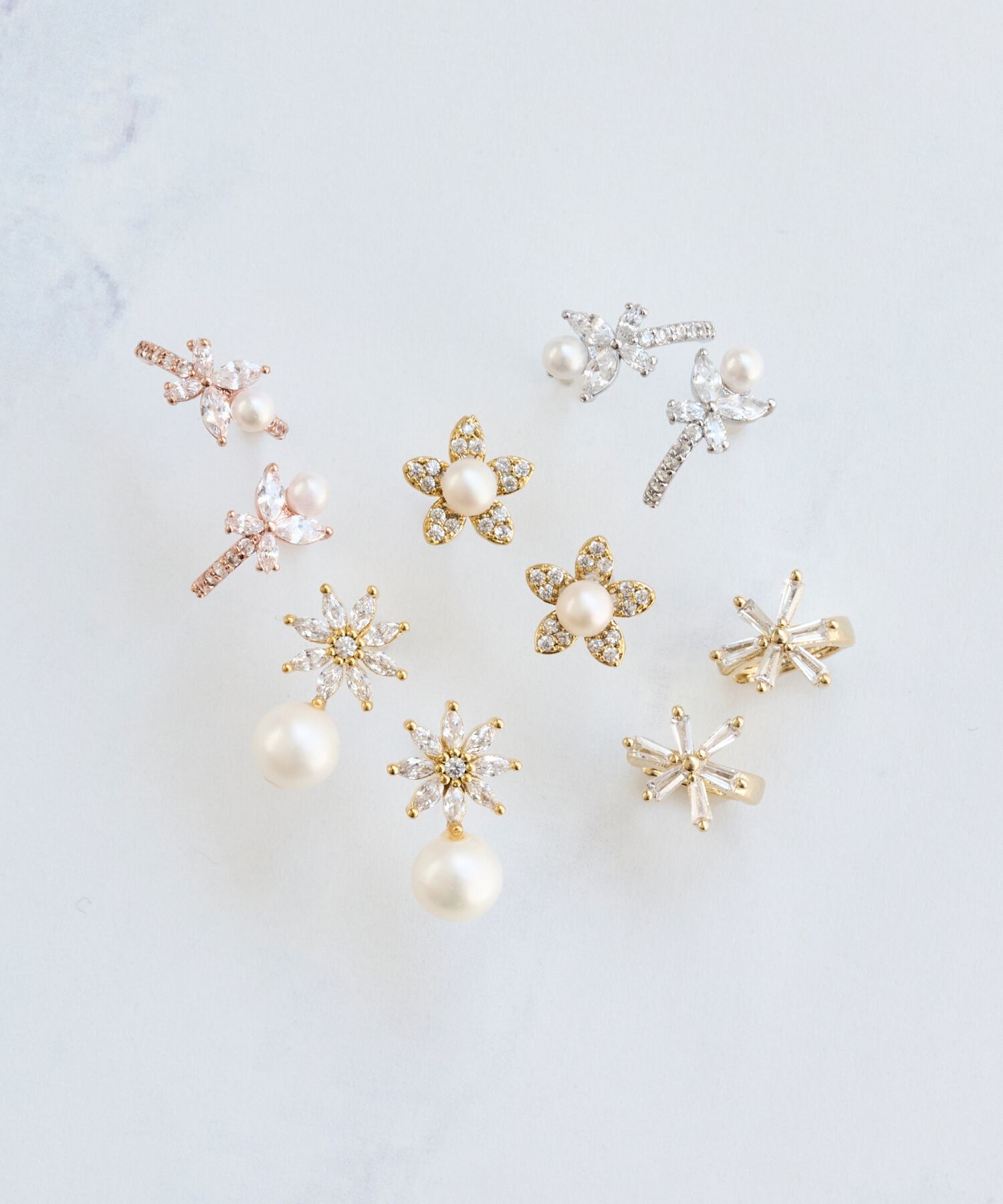 Phoebe「ブロッサムパールビジューピアス」|ピアス|