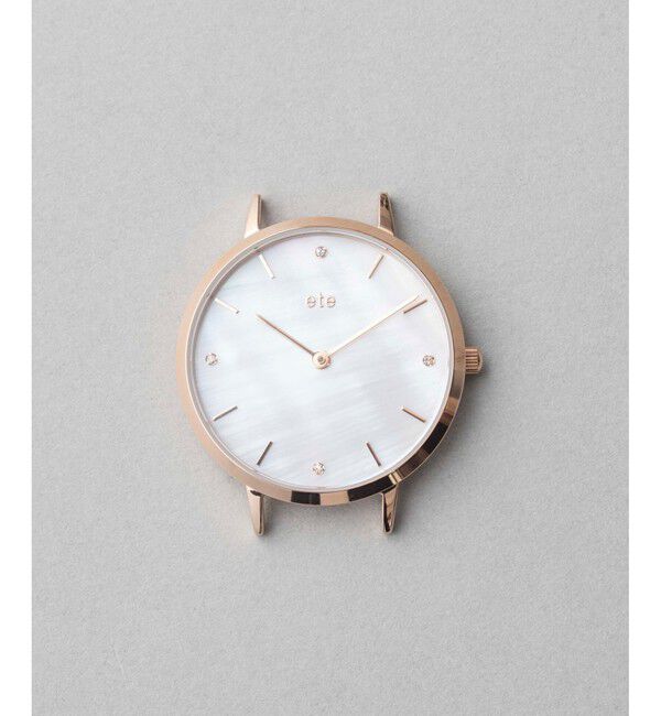 ete「きせかえ ビッグフェイスウォッチ ダイヤモンド フェイス S」|腕時計|A