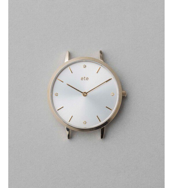ete「きせかえ ビッグフェイスウォッチ ダイヤモンド フェイス S」|腕時計|B