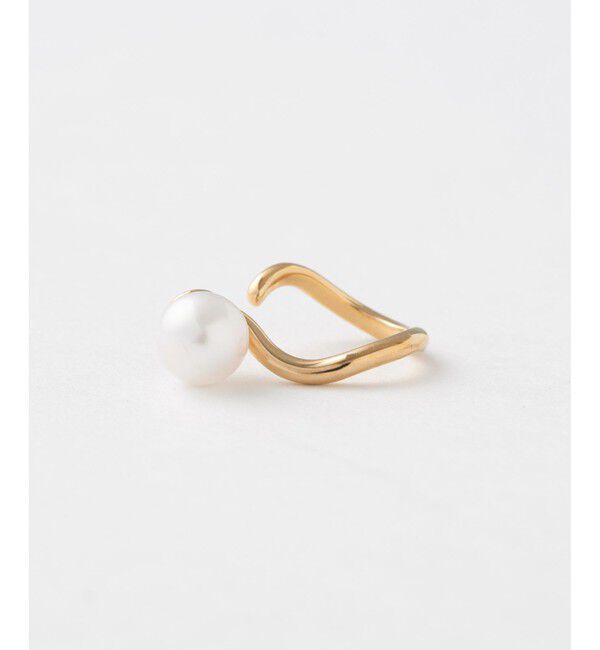 Jouete「コンチャカフス パール」|イヤーカフ|イエローゴールド