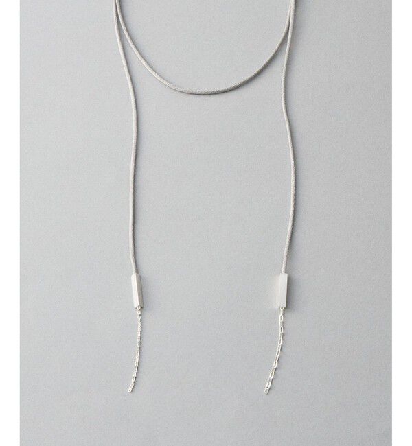 Jouete「【先行予約】[コードネック] アシンメトリー」|ネックレス|シルバー