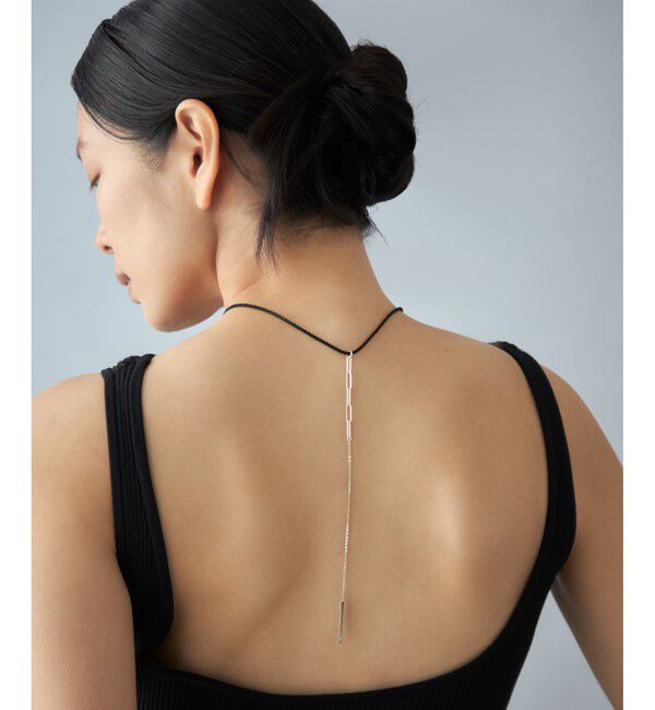 Jouete「【先行予約】[コードネック] バックチェーン」|ネックレス|