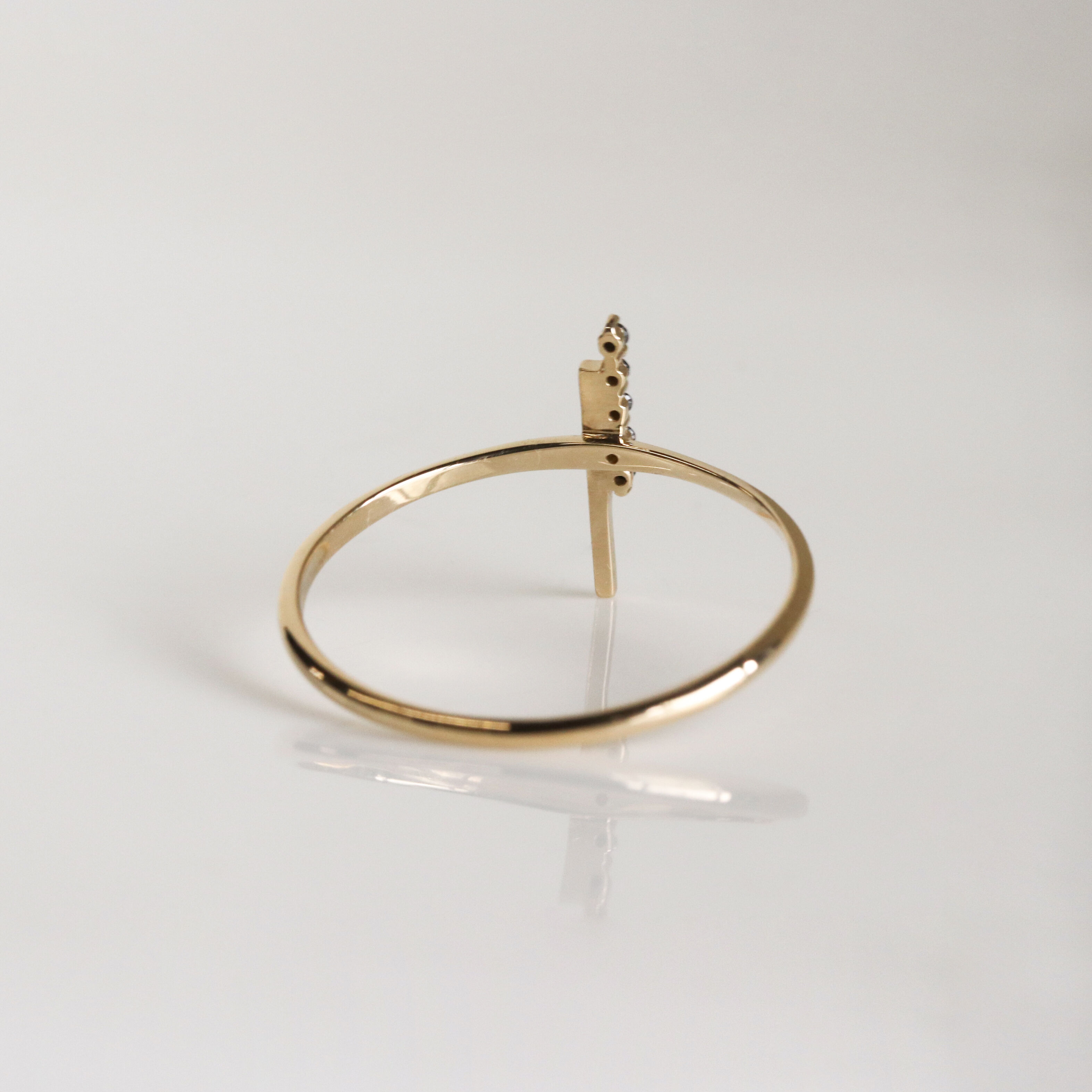  「ブラックダイヤモンド リング | K10YG〈2025 WINTER COLLECTION〉」|リング|