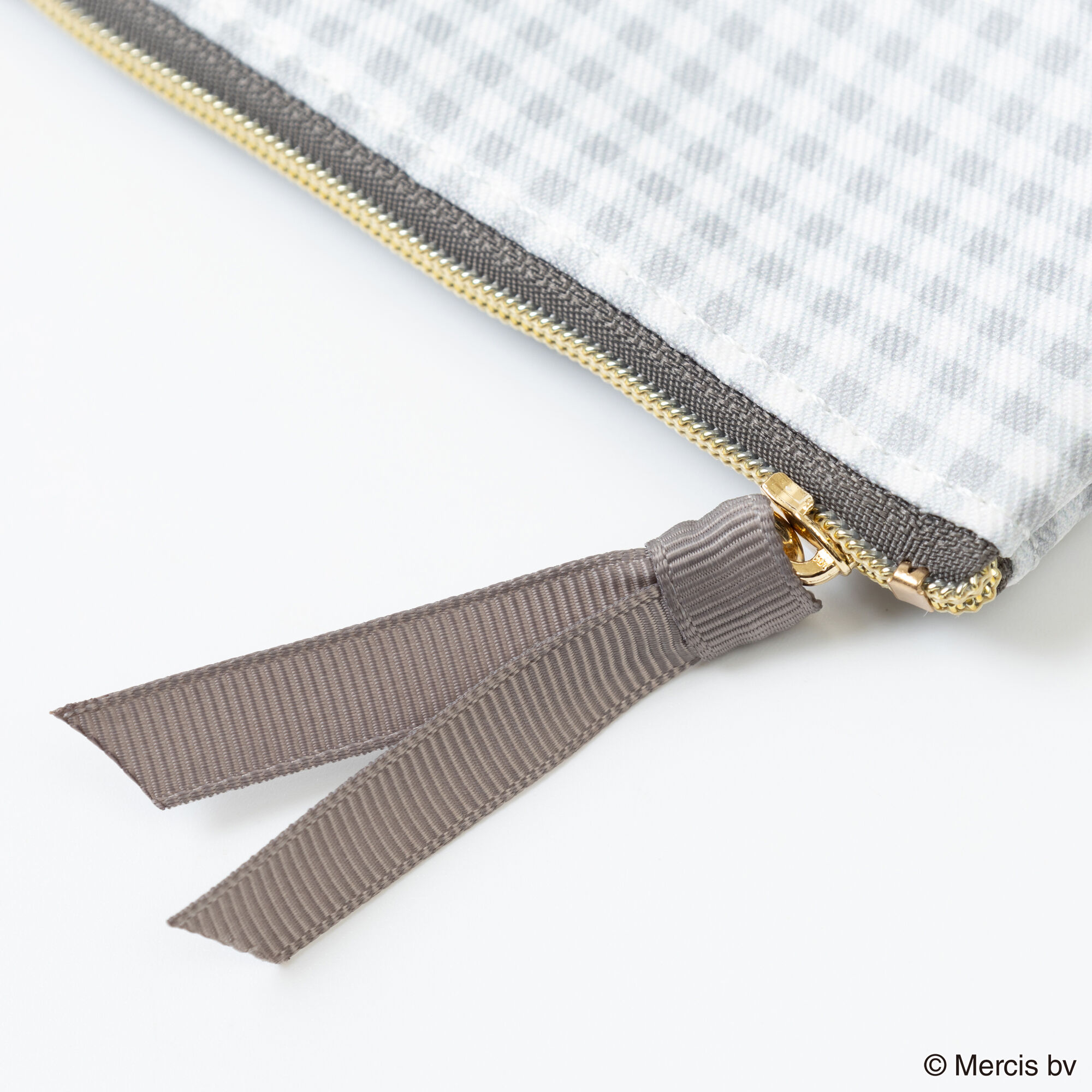  「BRUNA  CHECKERED フラットポーチ」|ポーチ|