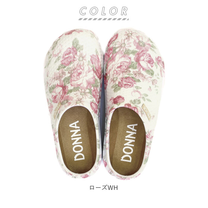 BACKYARD FAMILY「サンダル レディース つっかけ 通販 ぺたんこ おしゃれ スリッポン サボサンダル かわいい 花柄」|スリッポン|