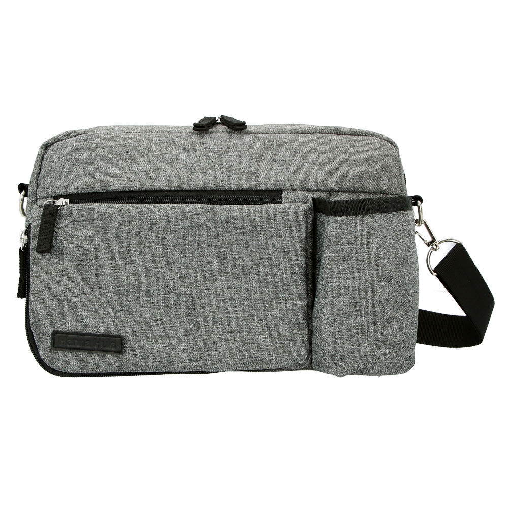 BACKYARD FAMILY「ショルダーバッグ レディース 斜めがけ 通販 大人 大きめ 2way バッグインバッグ ブランド」|ショルダー・メッセンジャー|グレー1