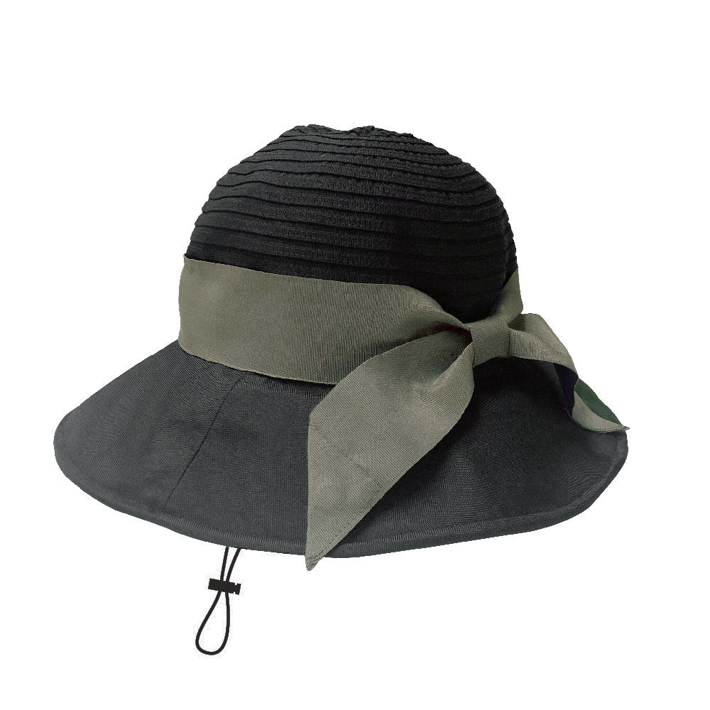 BACKYARD FAMILY「uv ハット レディース 通販 帽子 夏 おしゃれ 完全遮光 遮熱 uvカット コンパクト」|ハット|ブラック2