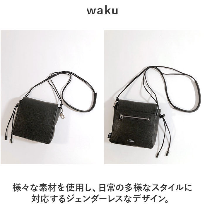 BACKYARD FAMILY「waku ワク ショルダーバッグ ミニ WK-0004 通販 スクエアバッグ サコッシュ」|ショルダー・メッセンジャー|