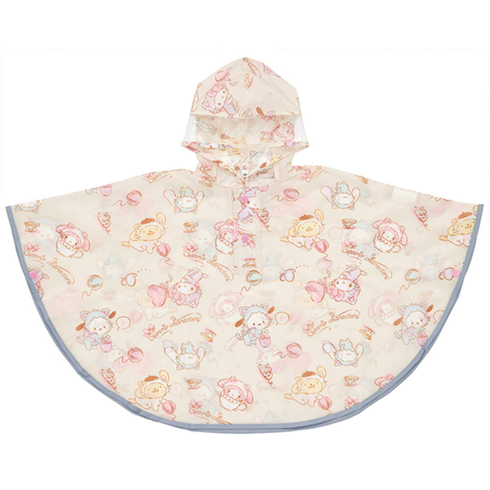 BACKYARD FAMILY「skater スケーター キッズ レインポンチョ キャラクター レインコート 通販 雨かっぱ」|レインコート|イエロー1