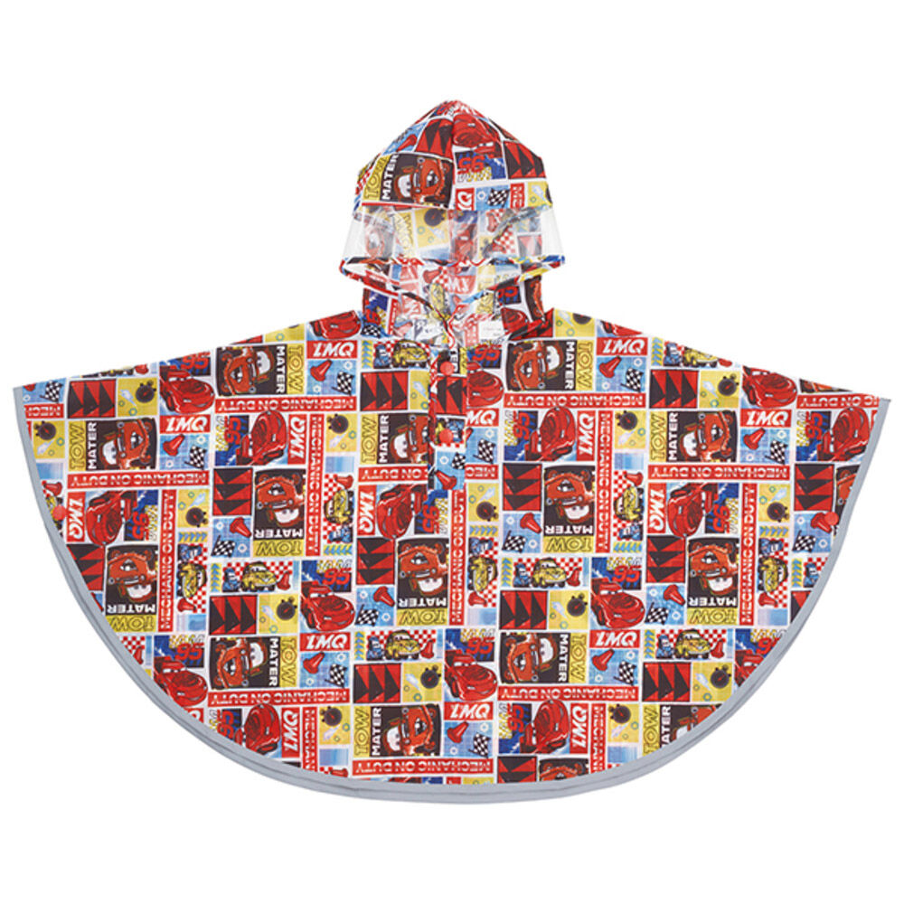 BACKYARD FAMILY「skater スケーター キッズ レインポンチョ キャラクター レインコート 通販 雨かっぱ」|レインコート|レッド1