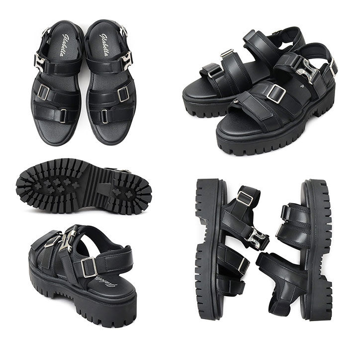 BACKYARD FAMILY「グラベラ サンダル glabella GLBT-286 通販 厚底 メンズ ストラップサンダル」|サンダル|