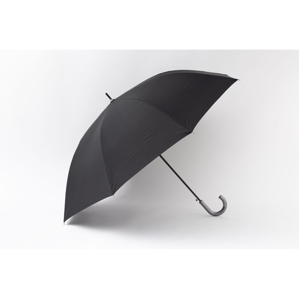 BACKYARD FAMILY「傘 メンズ 70cm 通販 長傘 雨傘 ジャンプ傘 かさ 長がさ 超撥水 超はっ水 大きい 直径」|傘|ブラック1