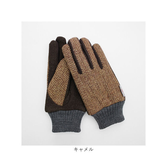BACKYARD FAMILY「ハリスツイード 手袋 メンズ 通販 Harris Tweed グローブ 手ぶくろ」|手袋|