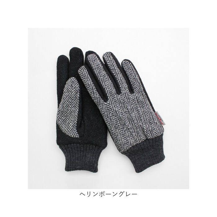 BACKYARD FAMILY「ハリスツイード 手袋 メンズ 通販 Harris Tweed グローブ 手ぶくろ」|手袋|