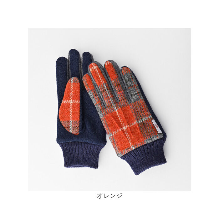 BACKYARD FAMILY「ハリスツイード 手袋 メンズ 通販 Harris Tweed グローブ 手ぶくろ」|手袋|