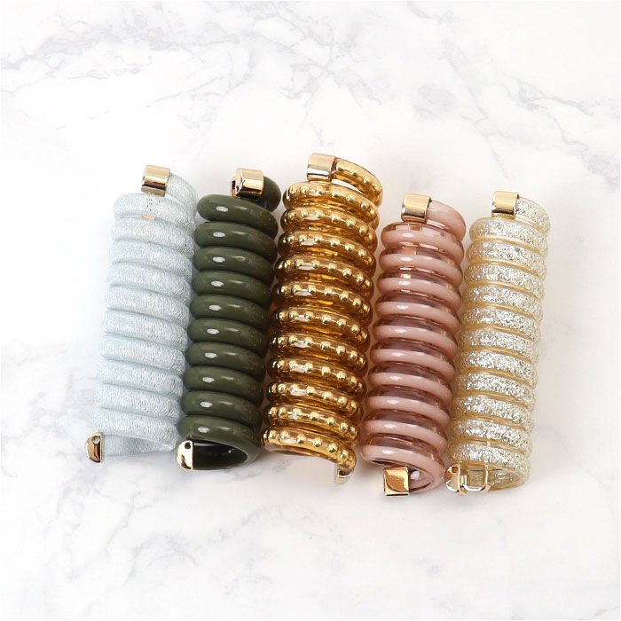 BACKYARD FAMILY「ヘアアクセサリー コイルアップ 通販 コイルアップポニー コイルゴム 髪飾り ゴム ヘアゴム」|ヘアスタイリング|