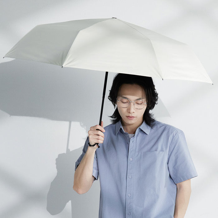 BACKYARD FAMILY「KIZAWA 折りたたみ 傘 自動 開閉 通販 キザワ K030A58I 日傘 自動開閉」|傘|ホワイト1