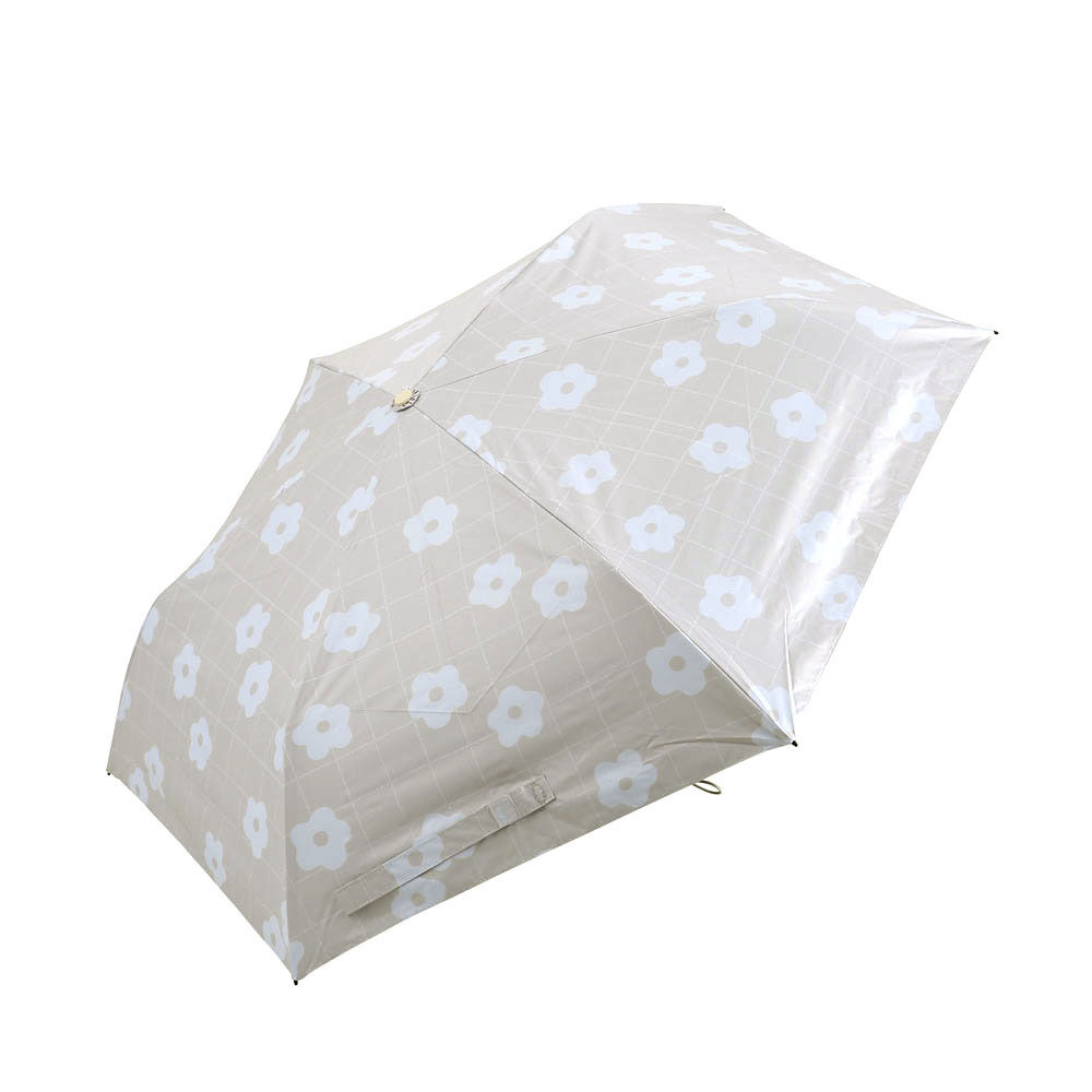 BACKYARD FAMILY「晴雨兼用折りたたみ傘 おしゃれ 通販 河馬印本舗 晴雨兼用傘 日傘 遮光 UVカット 遮熱」|傘|グレー2