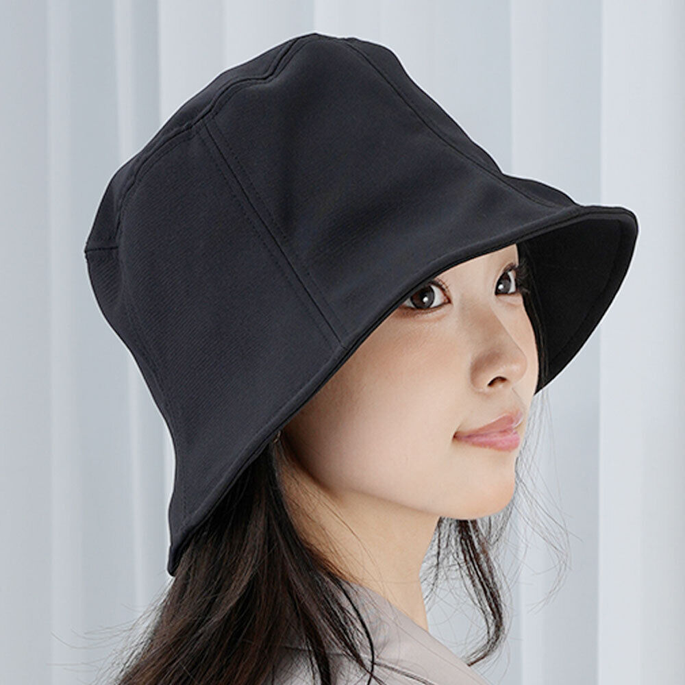 BACKYARD FAMILY「レディース 遮光 帽子 通販 KIZAWA キザワ 遮光帽子 バケハ バケットハット mellow」|ハット|ブラック1