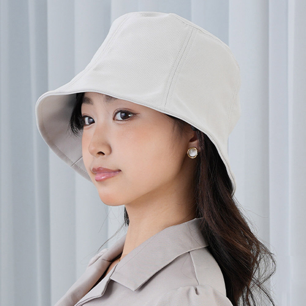 BACKYARD FAMILY「レディース 遮光 帽子 通販 KIZAWA キザワ 遮光帽子 バケハ バケットハット mellow」|ハット|グレー1