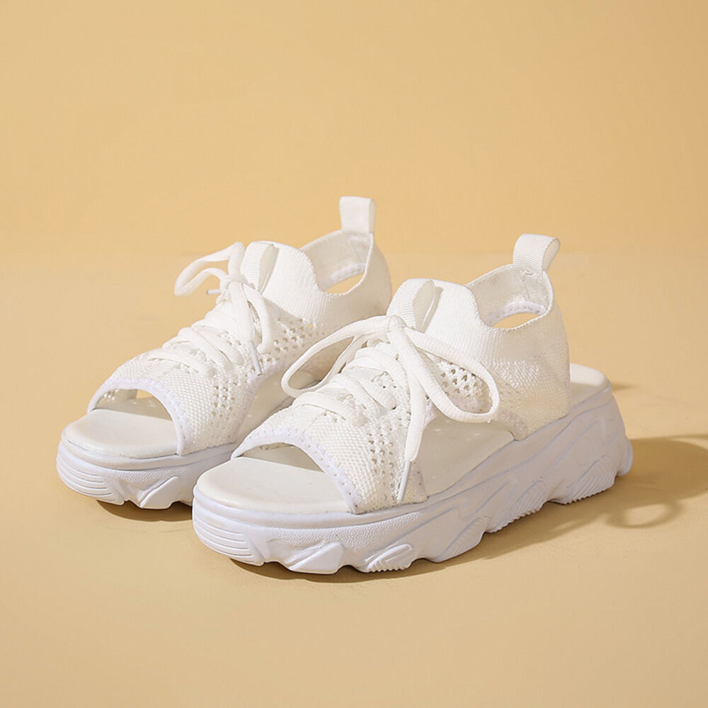 BACKYARD FAMILY「スポーツサンダル レディース 厚底 通販 厚底サンダル 厚底シューズ スニーカー サンダル」|サンダル|ホワイト1