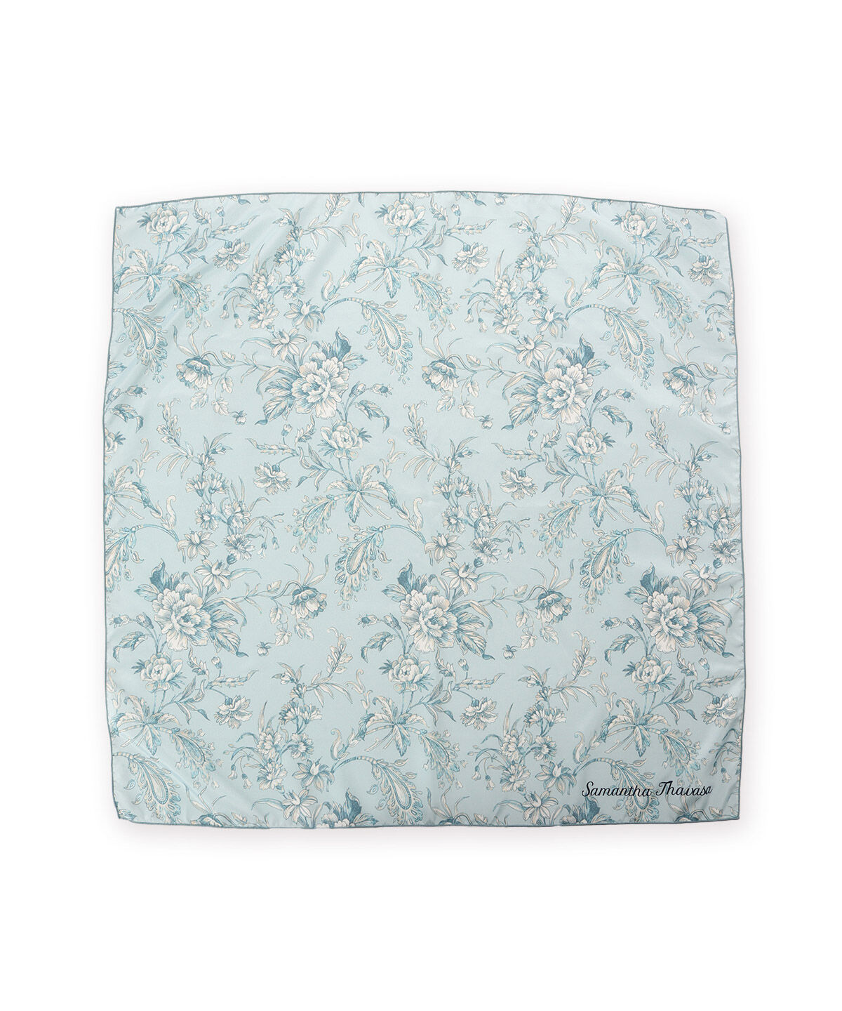 Samantha Thavasa「クラシックフラワーデザインスカーフ」|その他|ライトブルー