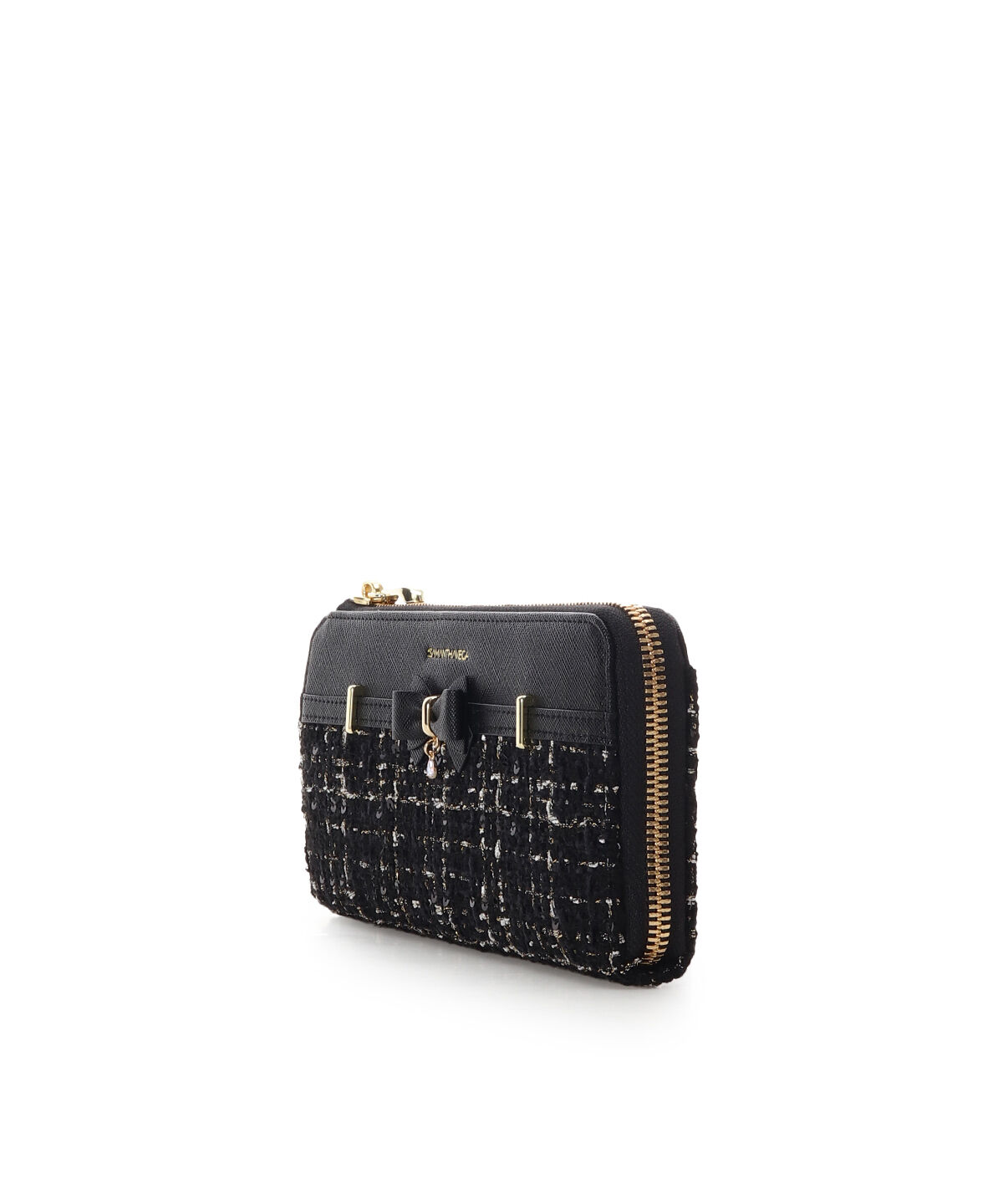 Samantha Vega「ツイードアクセントリボン長財布」|財布|