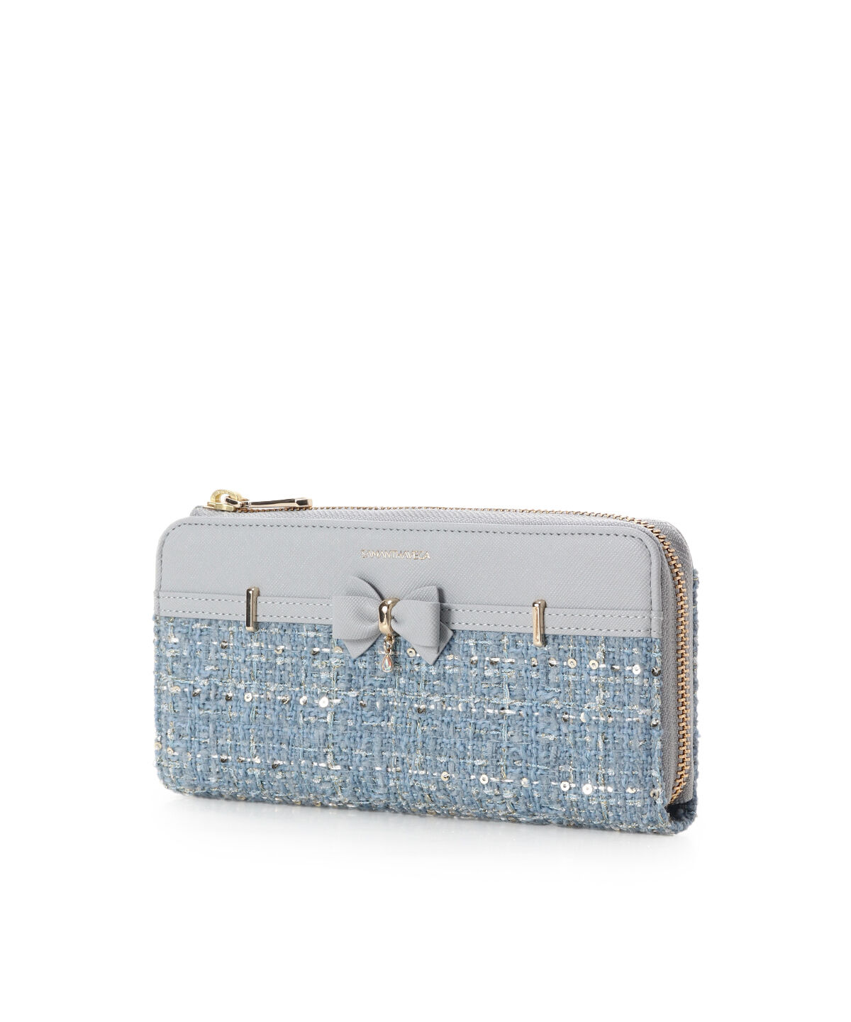 Samantha Vega「ツイードアクセントリボン長財布」|財布|