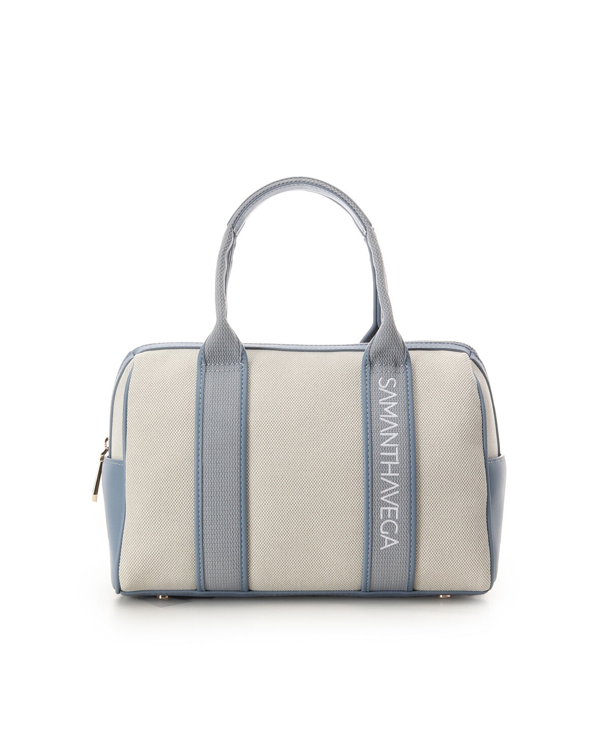 Samantha Vega「ロゴテープボストンバッグ（小）」|ボストンバッグ|ライトブルー