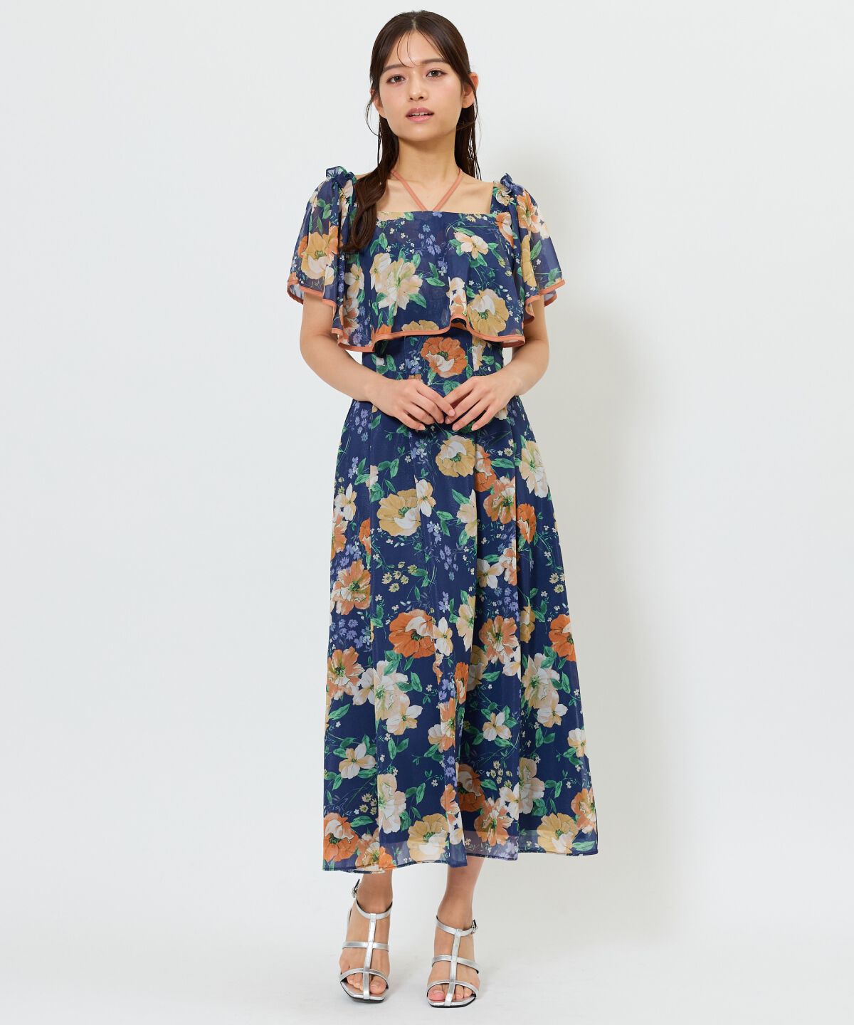 アンドクチュール「アネモネフラワー2WAYワンピース」|ワンピース|