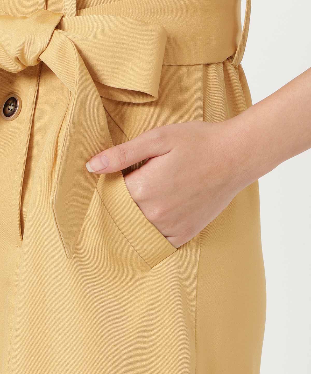 REDYAZEL「トレンチケープデザイン5分丈ワンピース」|ワンピース|