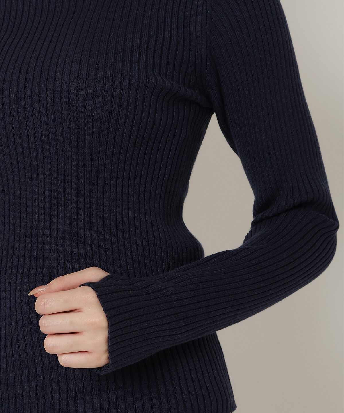 REDYAZEL「フィンガーホールタートルネックニット」|ニット・セーター|