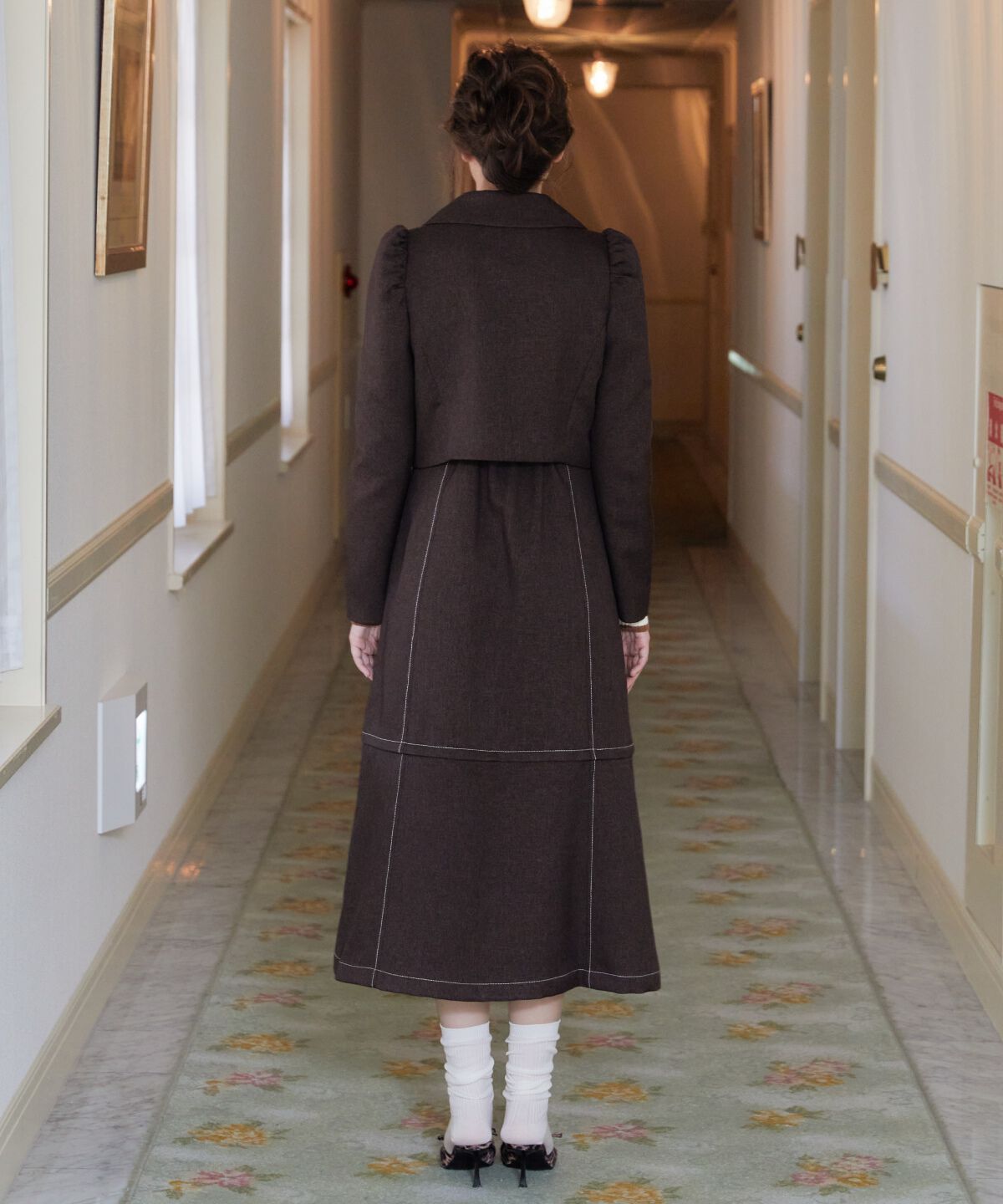 REDYAZEL「2wayレングスウーリッシュジャンパースカート」|ジャンパースカート|