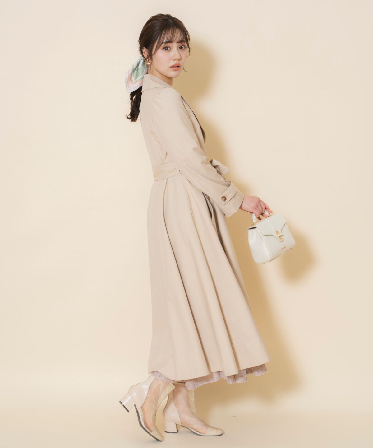 WILLSELECTION「シングルトレンチドレスコート」|トレンチコート|