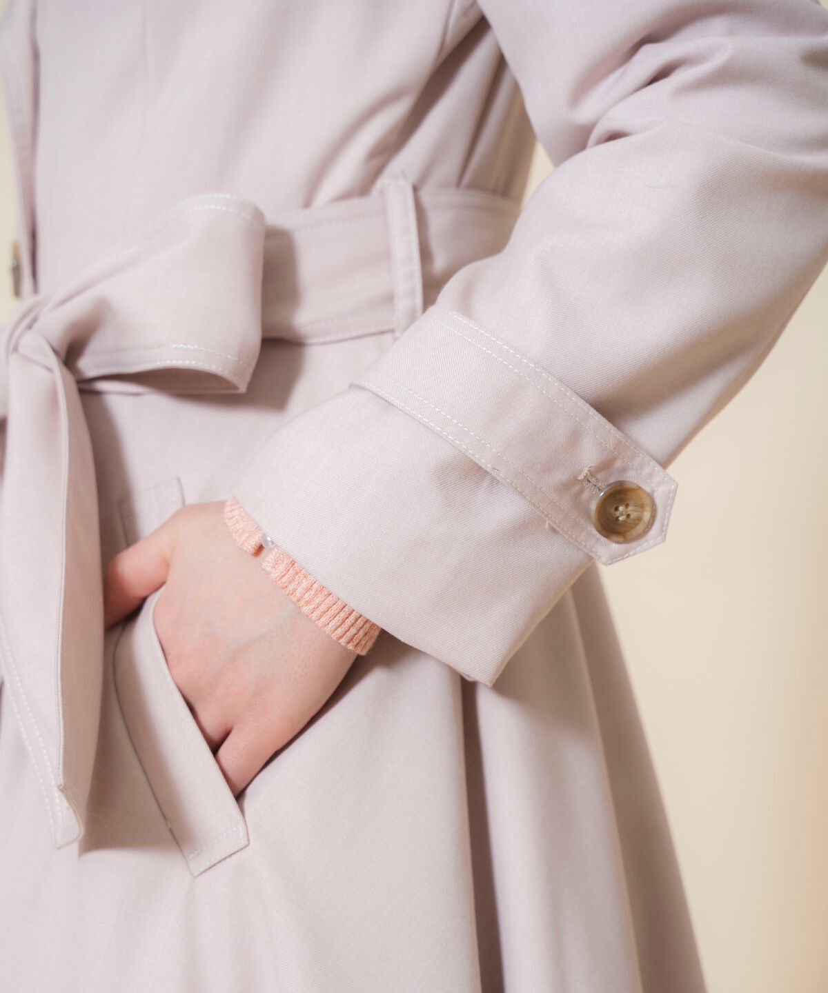 WILLSELECTION「シングルトレンチドレスコート」|トレンチコート|