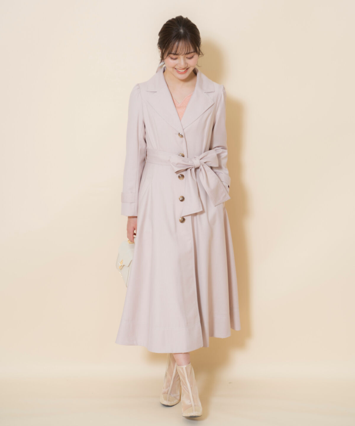 WILLSELECTION「シングルトレンチドレスコート」|トレンチコート|