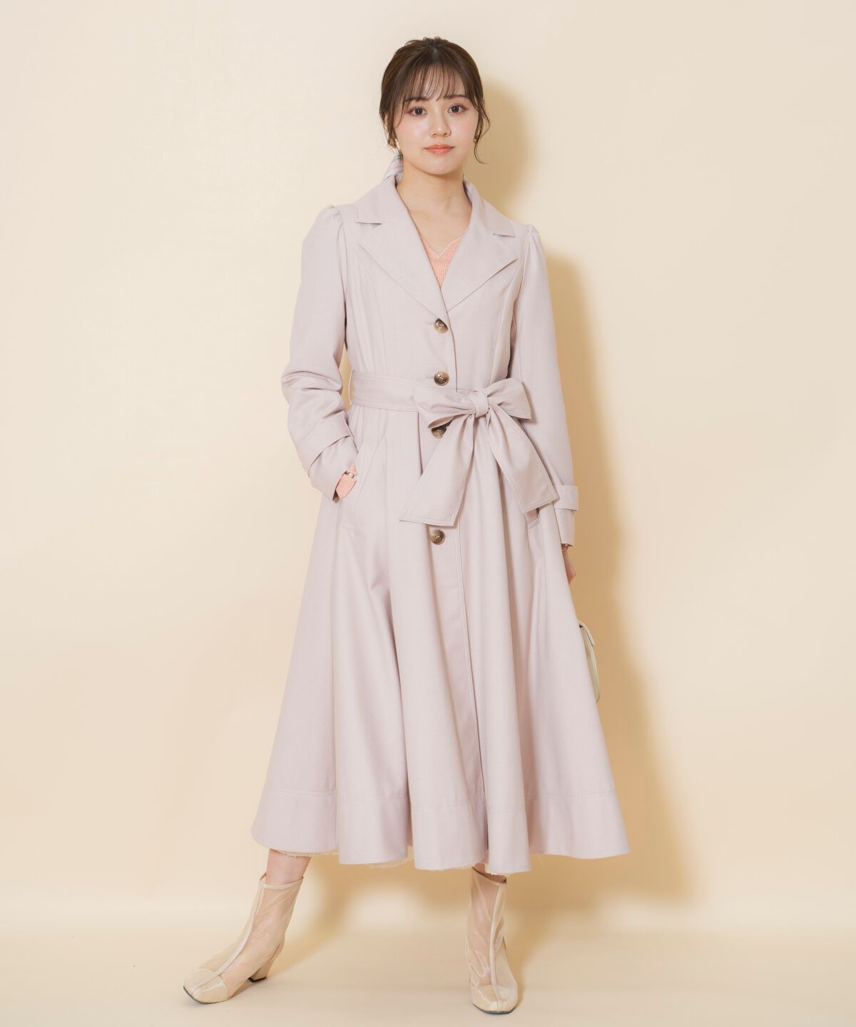 WILLSELECTION「シングルトレンチドレスコート」|トレンチコート|