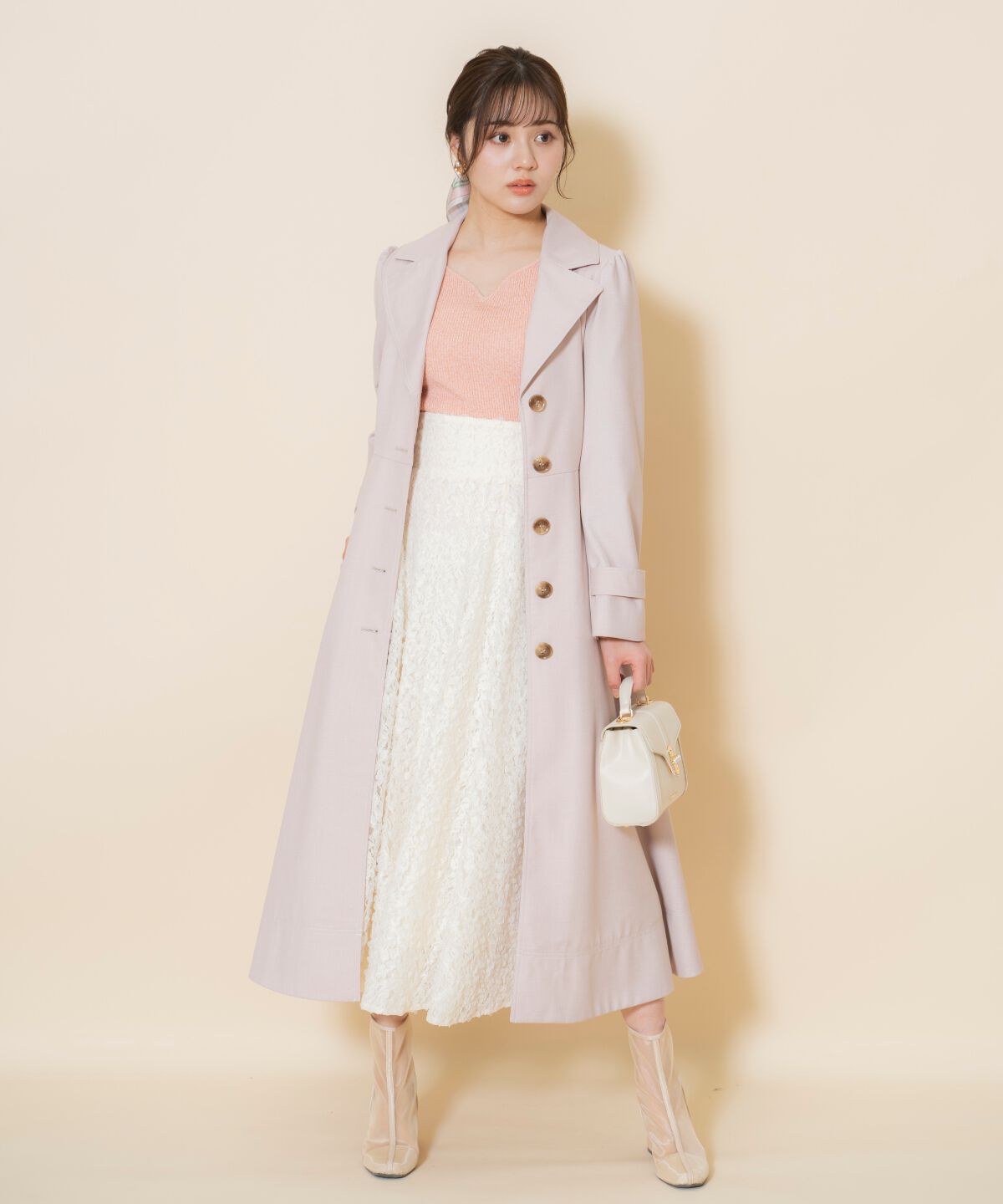 WILLSELECTION「シングルトレンチドレスコート」|トレンチコート|