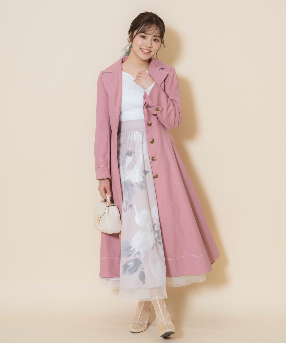 WILLSELECTION「シングルトレンチドレスコート」|トレンチコート|