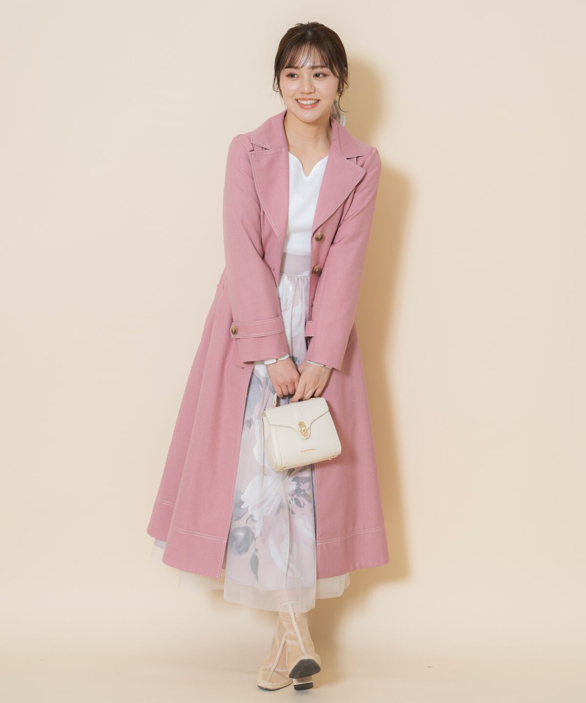 WILLSELECTION「シングルトレンチドレスコート」|トレンチコート|