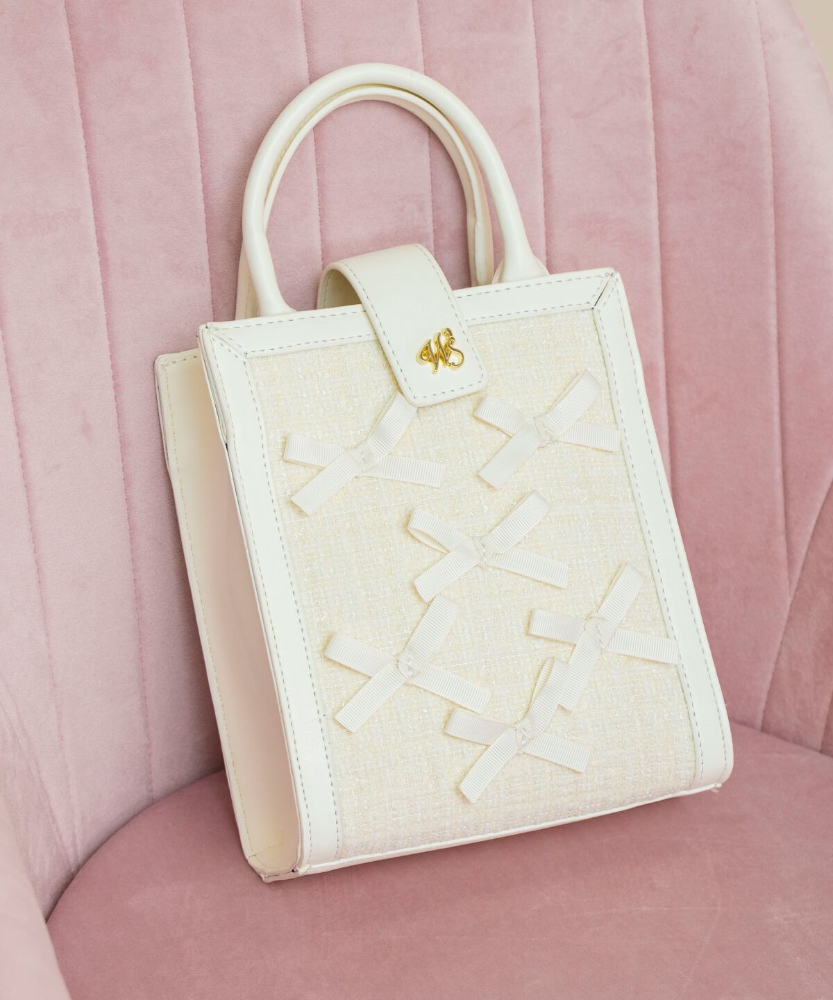 WILLSELECTION「2wayツイードリボンバッグ」|ショルダー・メッセンジャー|オフ