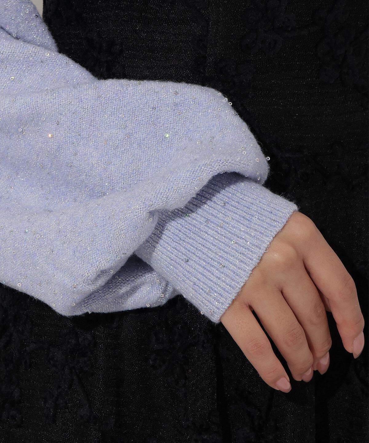 WILLSELECTION「ラメオフタートルニットプルオーバー」|ニット・セーター|