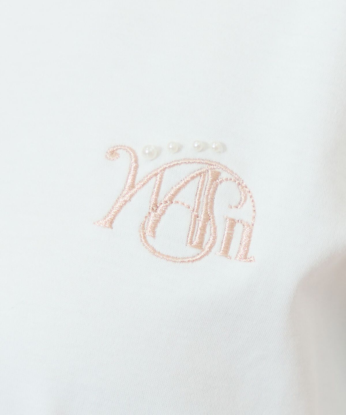 WILLSELECTION「タックスリーブロゴ刺繍トップス」|Tシャツ・カットソー|