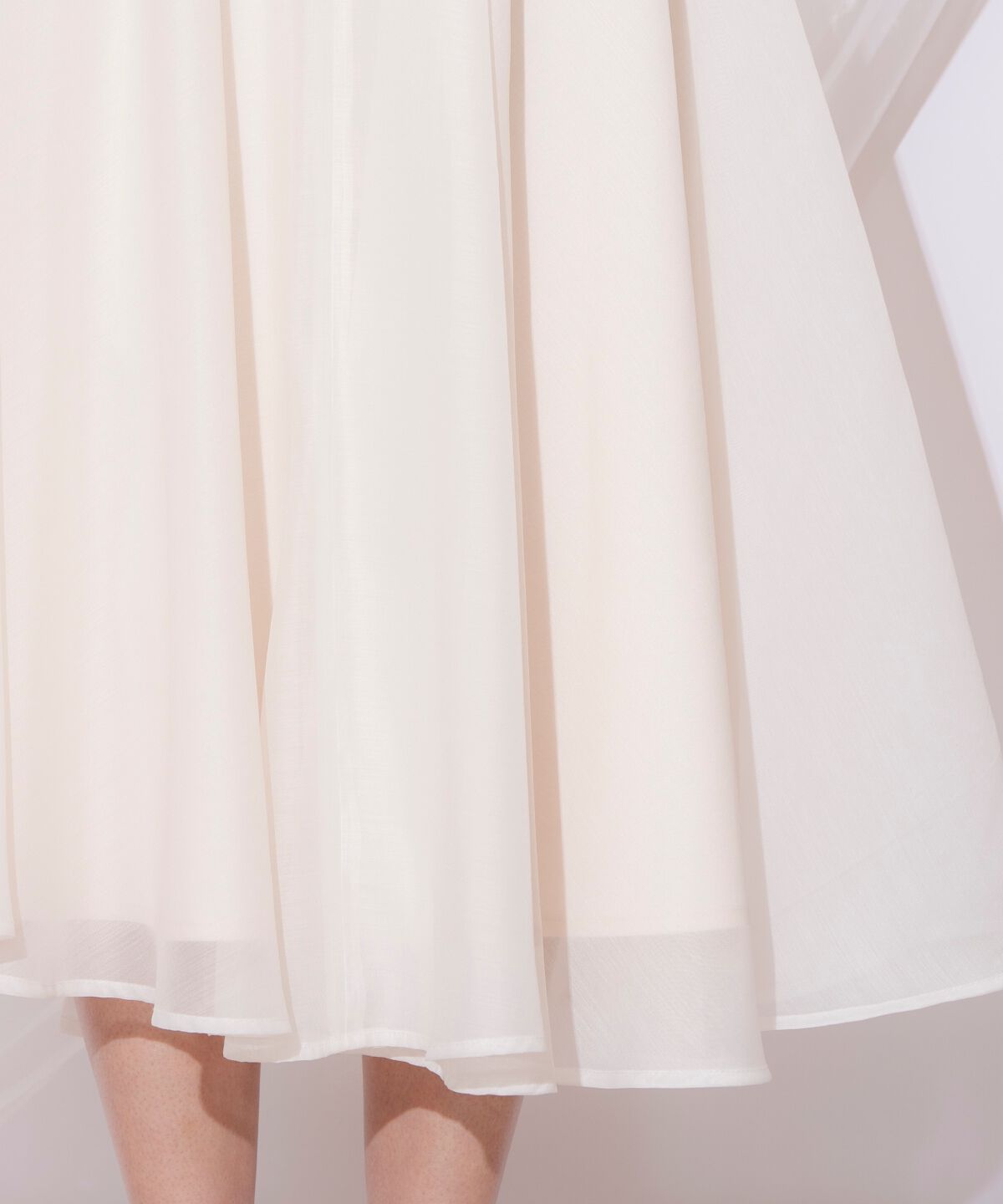 WILLSELECTION「オーガンジーフレアスカート」|フレア|