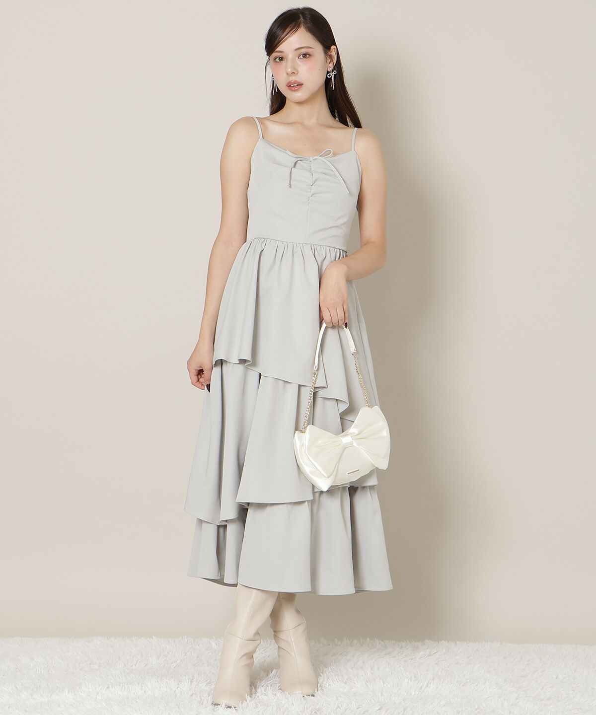 WILLSELECTION「ティアードキャミワンピース」|ワンピース|